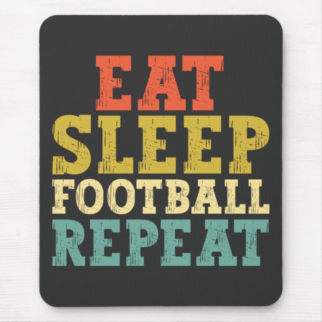 Mousepad Jogadores De Futebol Comem Repetição De Futebol No (Frente)