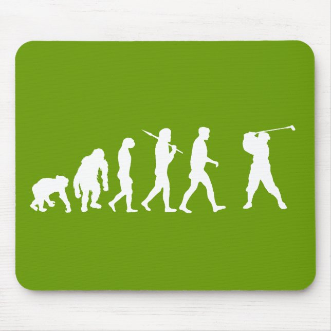 Mousepad Jogadores de golfe da evolução do golfe que (Frente)