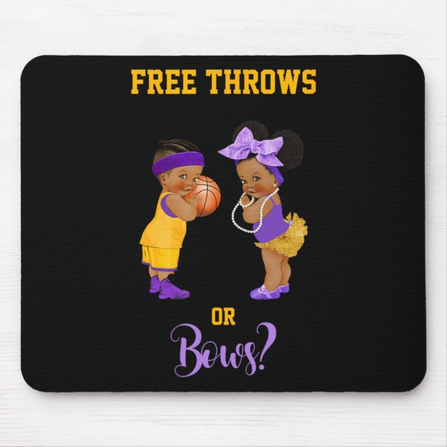 Mousepad Jogadores gratuitos ou Arcos de basquete Ba1 (Frente)