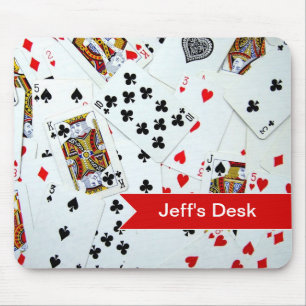 Mousepad Jogando jogos de cartas