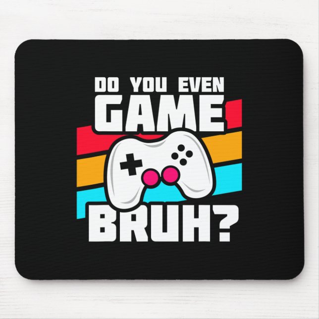 Mousepad Jogando Video Games - Jogos de Pc Console - Vi Div (Frente)