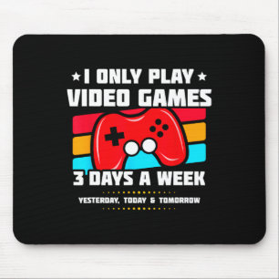 Mousepad Jogando Video Games - Jogos de PC e Console - Vi D
