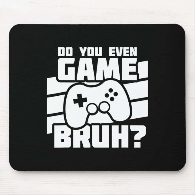 Mousepad Jogando Video Games - Meme de Jogador de Vídeo Gam (Frente)
