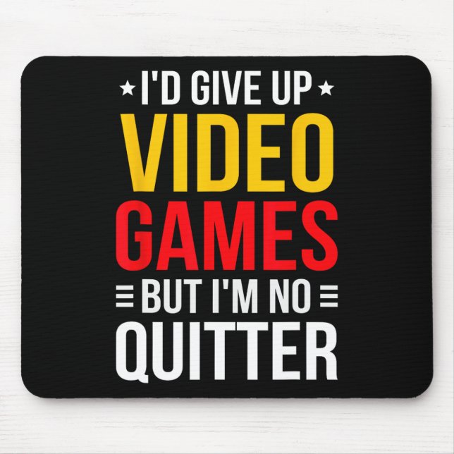Mousepad Jogando Video Games - Meme de Jogador de Vídeo Gam (Frente)