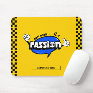 Mousepad Jogar Com Paixão Jogos Motivacionais