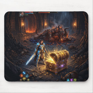 Mousepad JOGATINA: Cofre do Combate Contra o Chefe