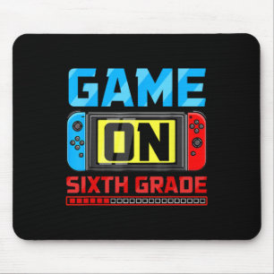 Mousepad Jogo Ativado Gamer da Sexta Série de Volta às Aula