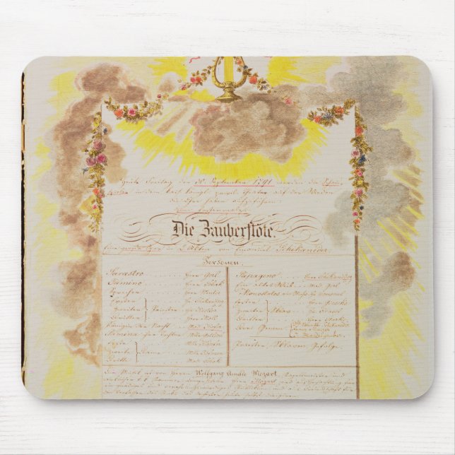 Mousepad Jogo-conta para 'o Flute mágico (Frente)