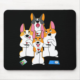 Mousepad Jogo Corgi Jogo Gráfico Jogo Jogador Memória