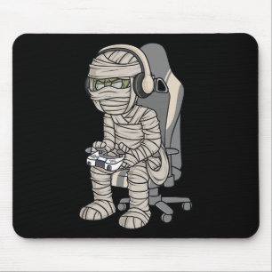 Mousepad Jogo da múmia do Halloween Jogo Garotos assustados