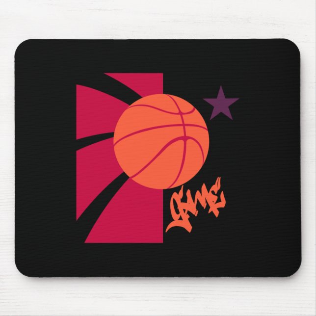 Mousepad Jogo de basquete (Frente)
