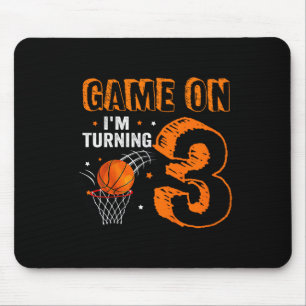 Mousepad Jogo de Crianças em Torneio Estou Virando aniversá