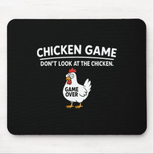Mousepad Jogo de Frango Fofo Não Olhe para o Frango Engraça