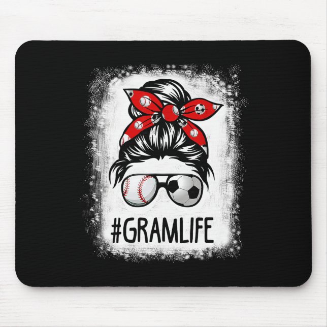 Mousepad Jogo de Futebol da Vida com Cabelo Desgrenhado Bys (Frente)