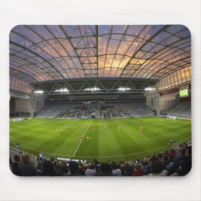 Mousepad Jogo de futebol, Forsyth Barr Stadium, Dunedin (Frente)