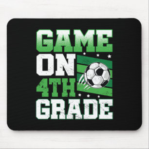 Mousepad Jogo de Futebol na 4ª Série Byck To School Fofo Es