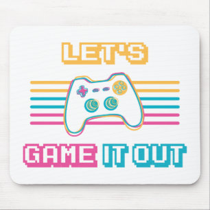 Mousepad jogo de vamos - Estilo retrô