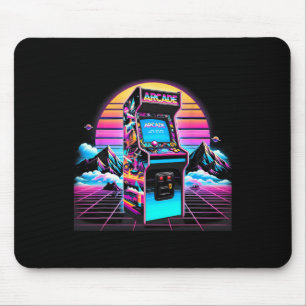 Mousepad Jogo de Vídeo Arcade Retro Vintage Anos 80 90 Esco