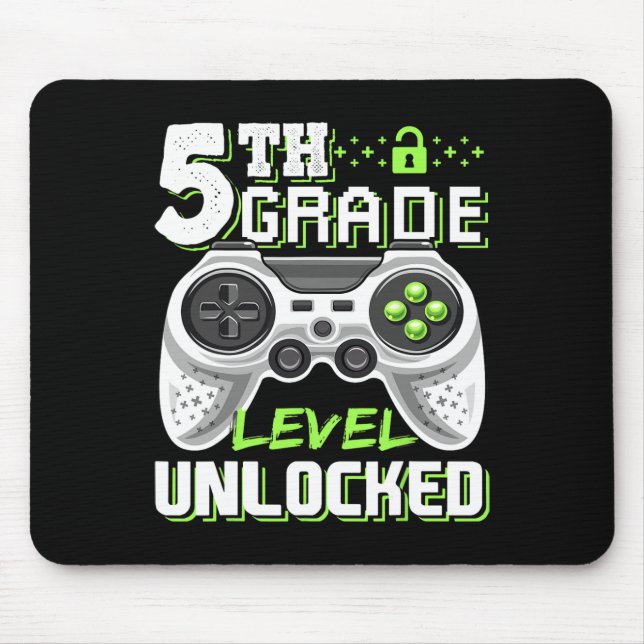 Mousepad Jogo De Vídeo Desbloqueado De Nível 5 Para A Escol (Frente)