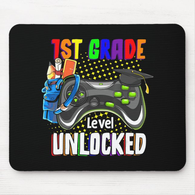 Mousepad Jogo De Vídeo Desbloqueado No Nível De 1rua De Vol (Frente)