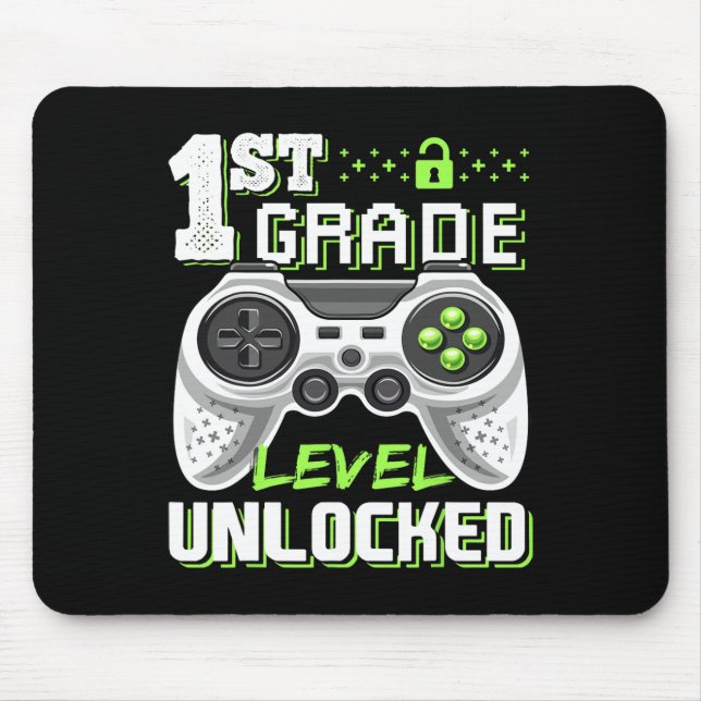 Mousepad Jogo De Vídeo Desbloqueado No Nível De 1rua De Vol (Frente)