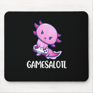 Mousepad Jogo de vídeo Gamesalotl Axolotl