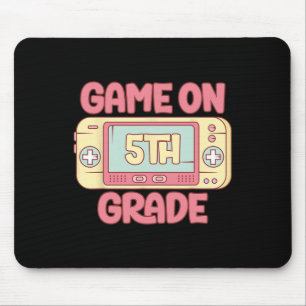 Mousepad Jogo De Vídeo Legal Da 5 Grau De Volta Às Crianças