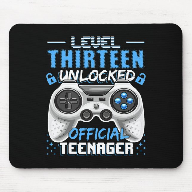 Mousepad Jogo de vídeo oficial do adolescente 13t desbloque (Frente)