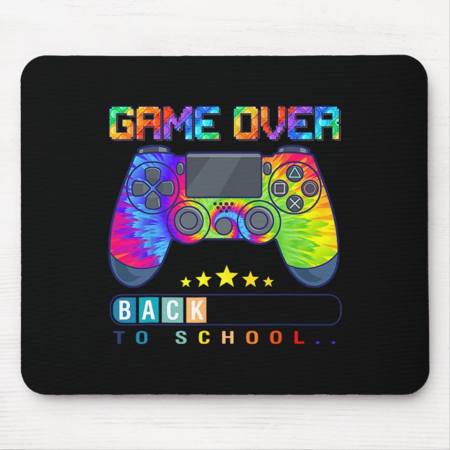 Mousepad Jogo De Volta À Escola Jovens Divertidos No Primei (Frente)