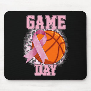 Mousepad Jogo Dia do Cancer de Mama Aconselhamento de Basqu