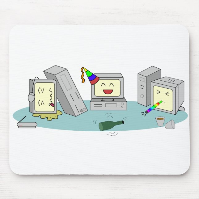Mousepad Jogo do computador do partido do Lan Geeky (Frente)