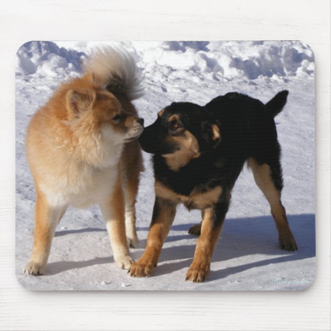 Mousepad Jogo do filhote de cachorro (Frente)