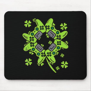Mousepad Jogo eletrônico trevo homens meninos crianças dia