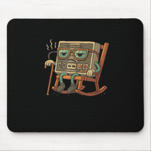 Mousepad Jogo Jogador Antigo Engraçado Jogos Retro 80s 90s 