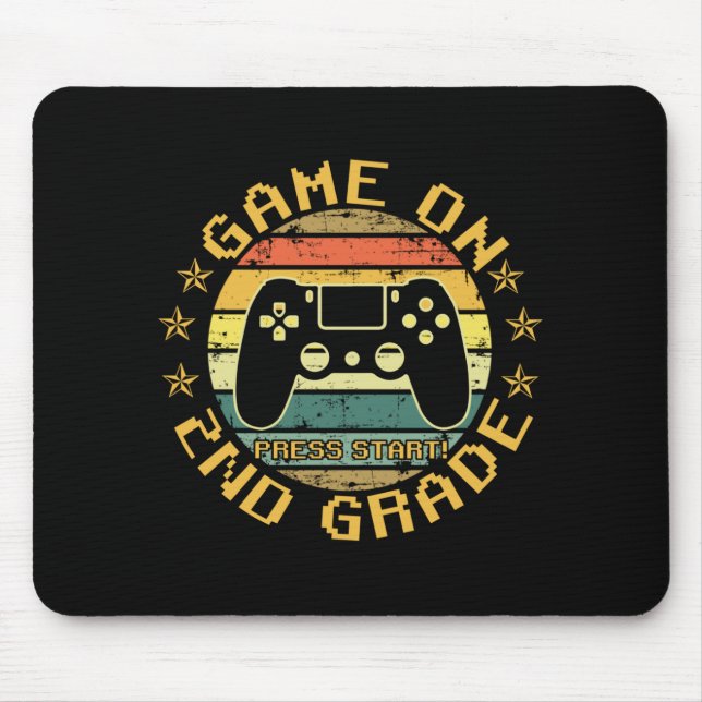 Mousepad Jogo Na Imprensa Iniciar segundo De Volta À Escola (Frente)