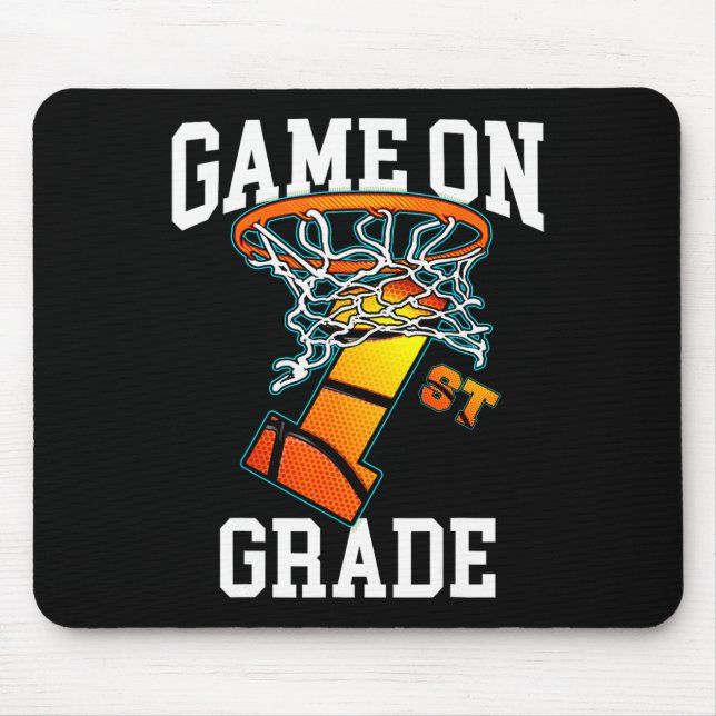 Mousepad Jogo Na Série 1rua De Basquete De Volta Ao Ensino (Frente)