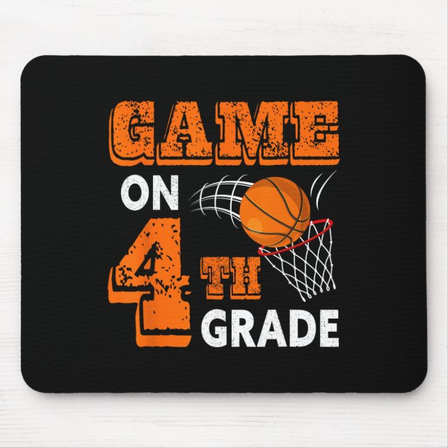 Mousepad Jogo No 4º Ano De Basquete De Volta Ao Gi De Diver (Frente)