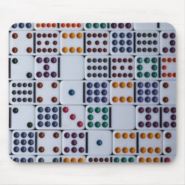 Mousepad Jogo Números de Dominos (Frente)