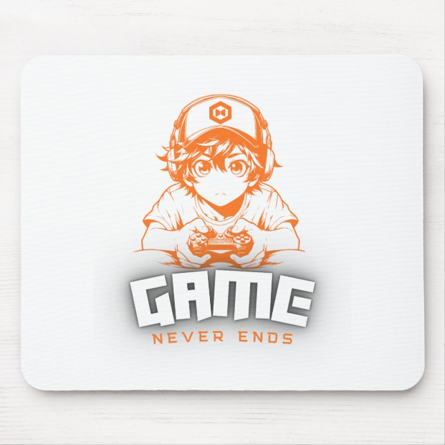 Mousepad Jogo Nunca Acaba (Frente)