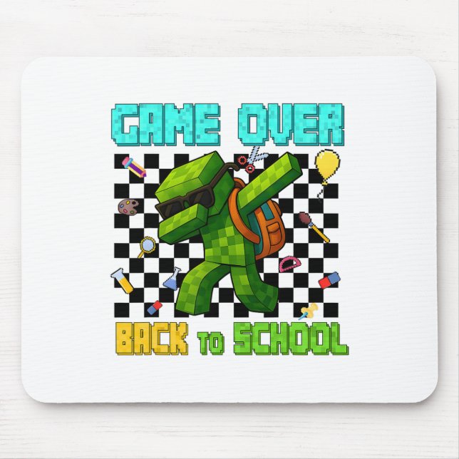 Mousepad Jogo Sobre Ck Na Escola Jovens Engraçados Engraçad (Frente)