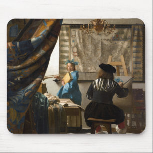 Mousepad Johannes Vermeer - A Alegoria da Pintura