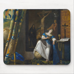 Mousepad Johannes Vermeer - Alegoria de fé