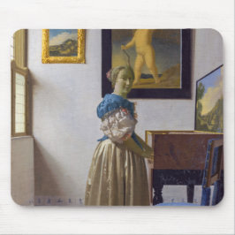 Mousepad Johannes Vermeer - Dama de pé em uma Virgínia