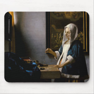 Mousepad Johannes Vermeer - Mulher Equilibrando