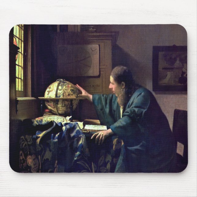 Mousepad Johannes Vermeer - O Astronomer (Frente)