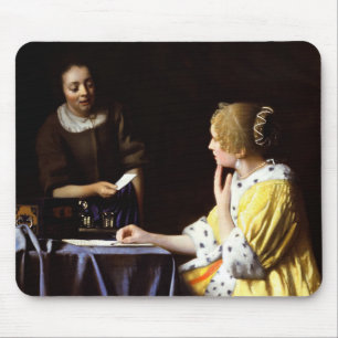 Mousepad Johannes Vermeer - Senhora e Maid