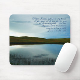 Mousepad John 14 Peace Scripture Inspirational