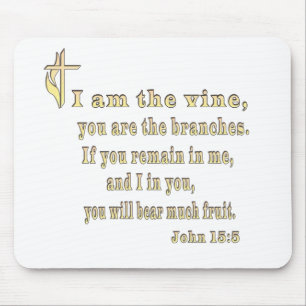 Mousepad John 15:5 roupa e muito mais