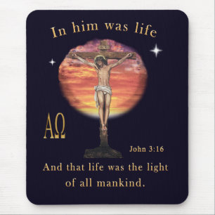 Mousepad John 3:16