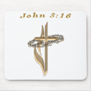 Mousepad John 3:16 itens